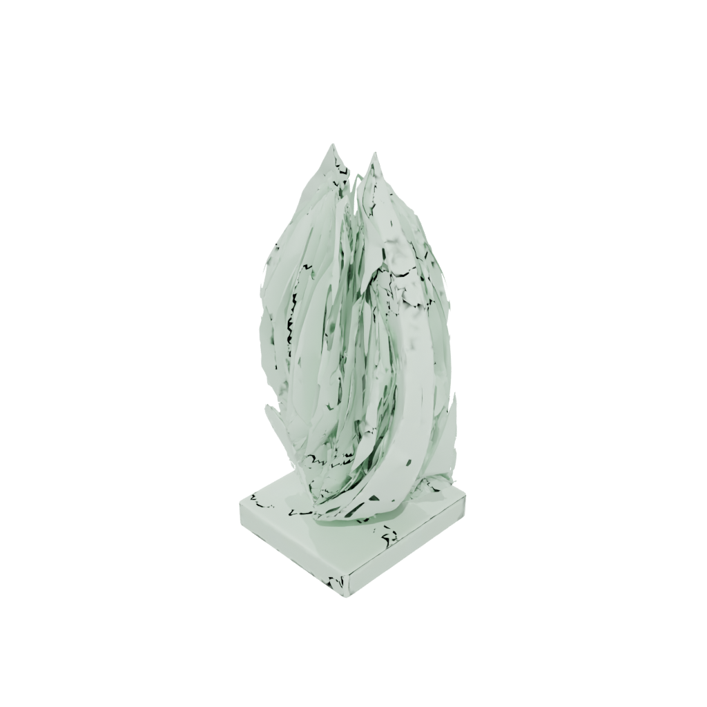 Glow Deco Abstract Sculpture — home decor 3D print model, STL