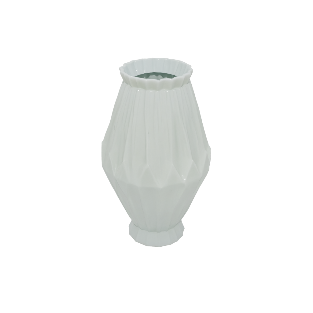 Glow Deco Geometric Faceted Vase — home decor 3D print model, STL