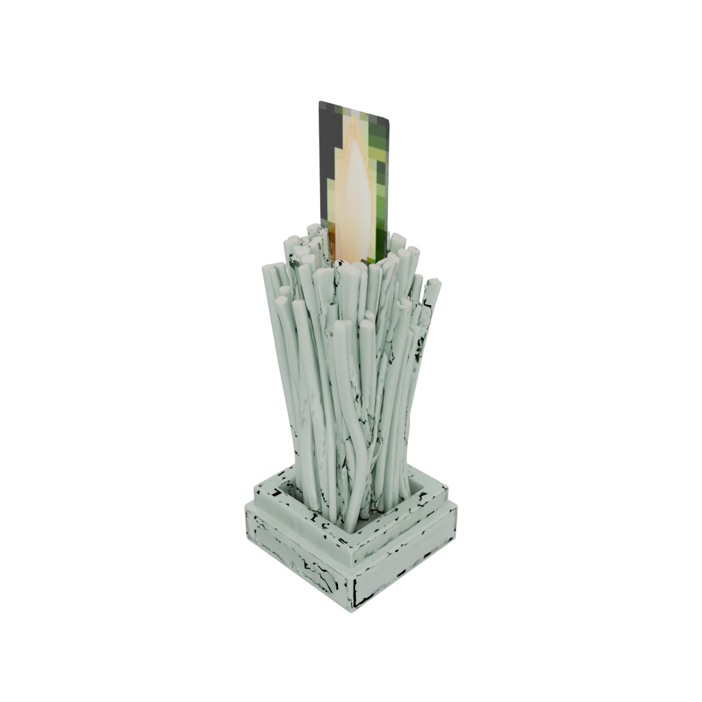 Glow Deco Matchstick Holder — home decor 3D print model, STL