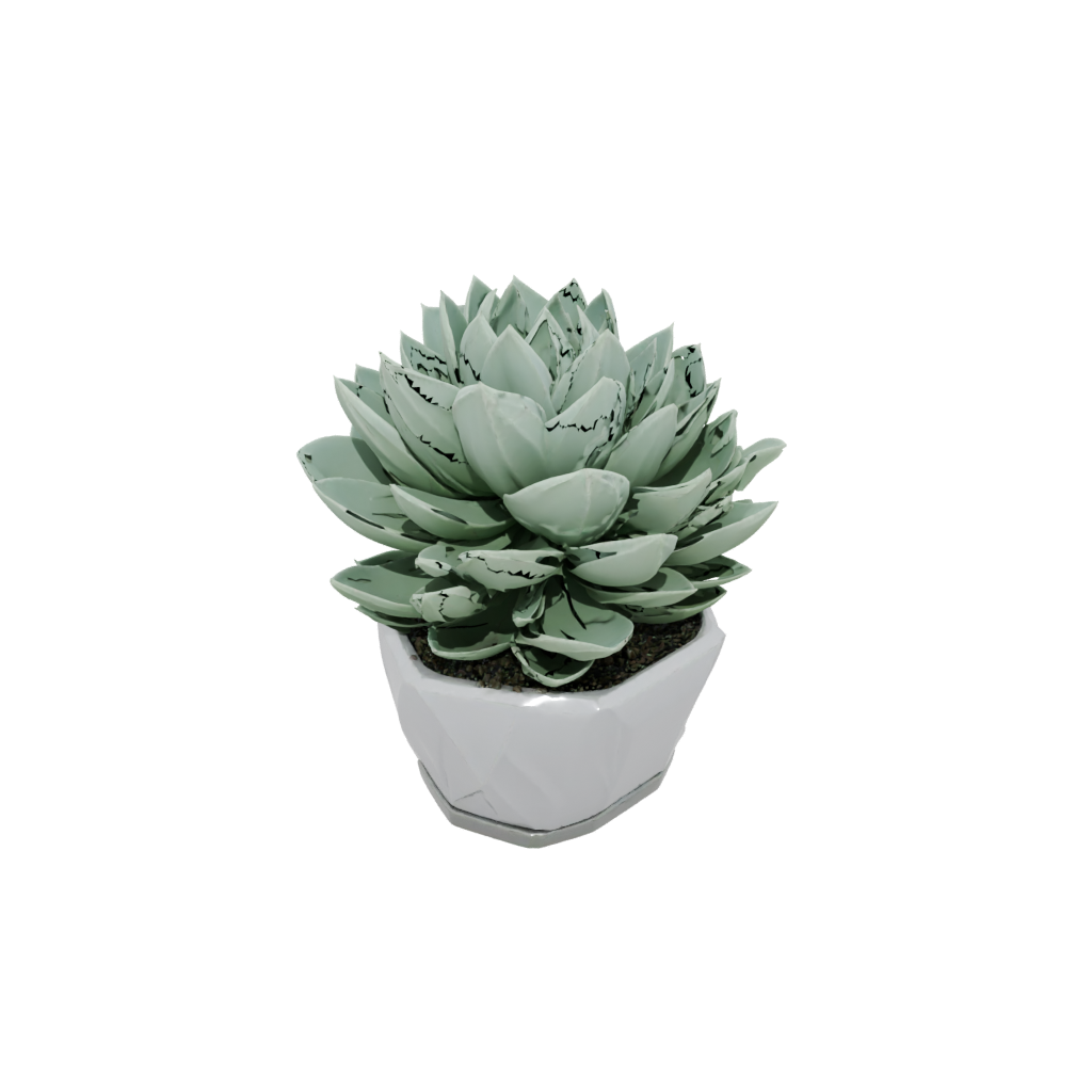 Glow Deco Modern Succulent Planter — home decor 3D print model, STL