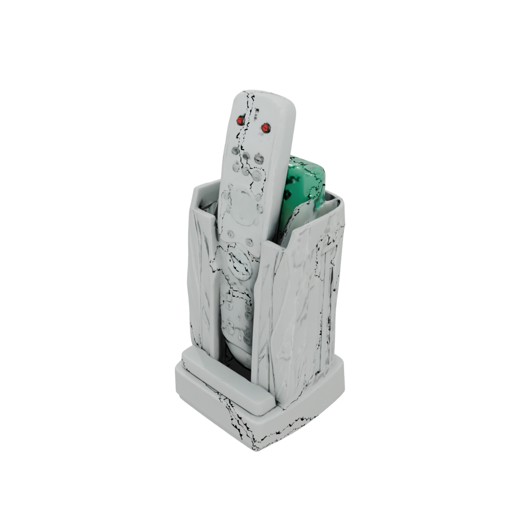 Glow Deco Remote Control Caddy — home decor 3D print model, STL