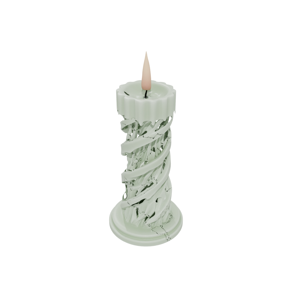 Glow Deco Spiral Candle Holder — home decor 3D print model, STL