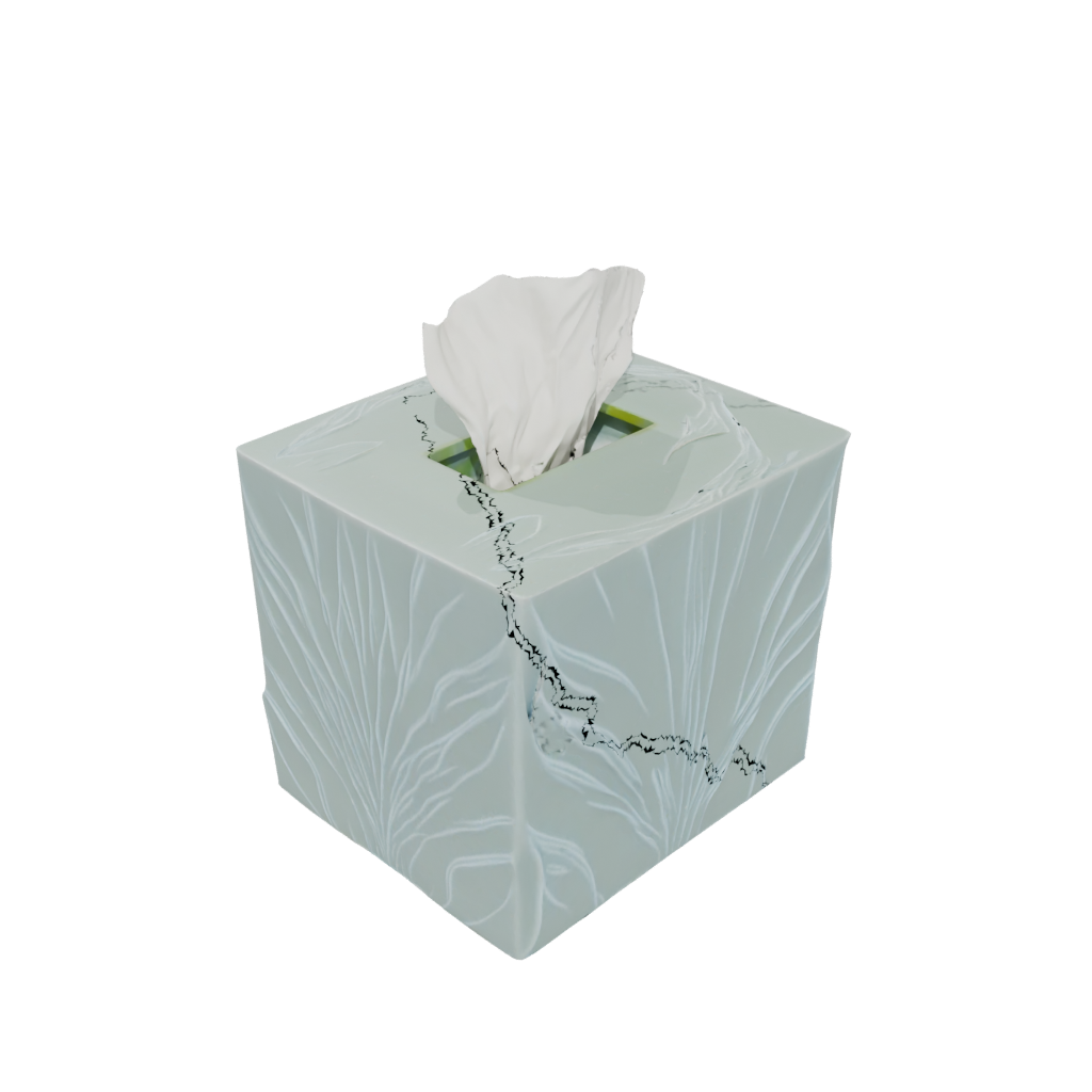 Glow Deco Tissue Box Cover — home decor 3D print model, STL