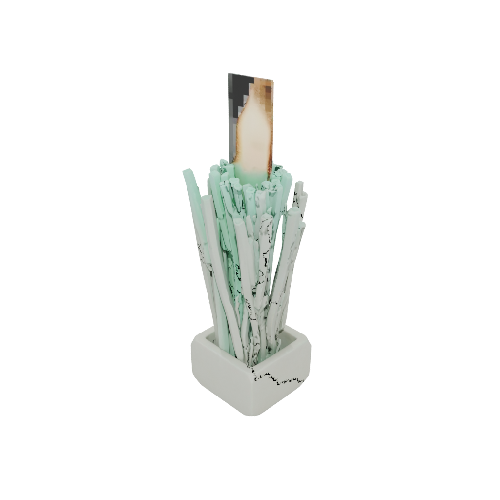 Glow Geometric Matchstick Holder