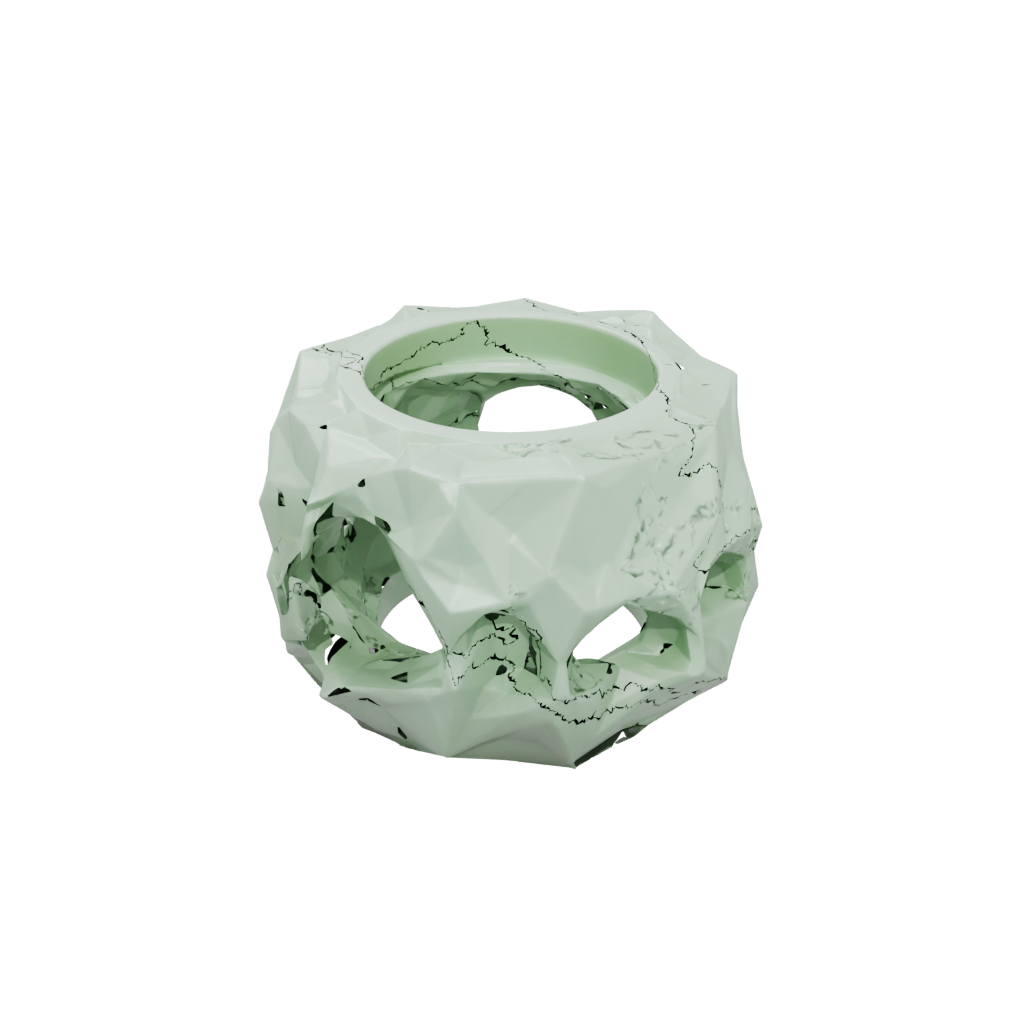 Glow Geometric Napkin Ring Set