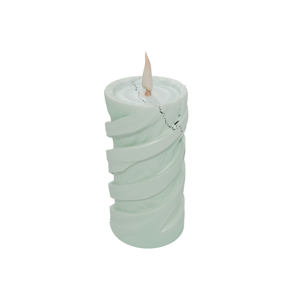 Glow Geometric Spiral Candle Holder