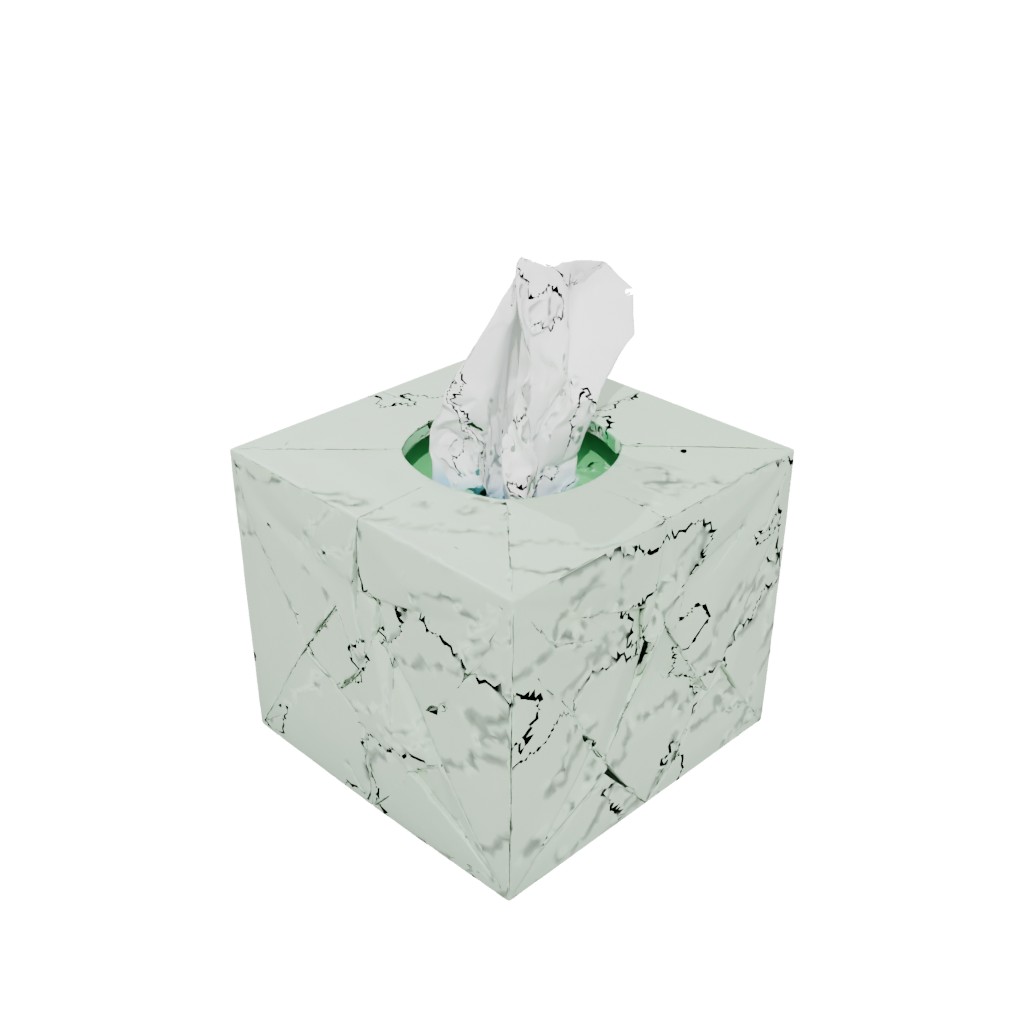 Glow Geometric Tissue Box Cover