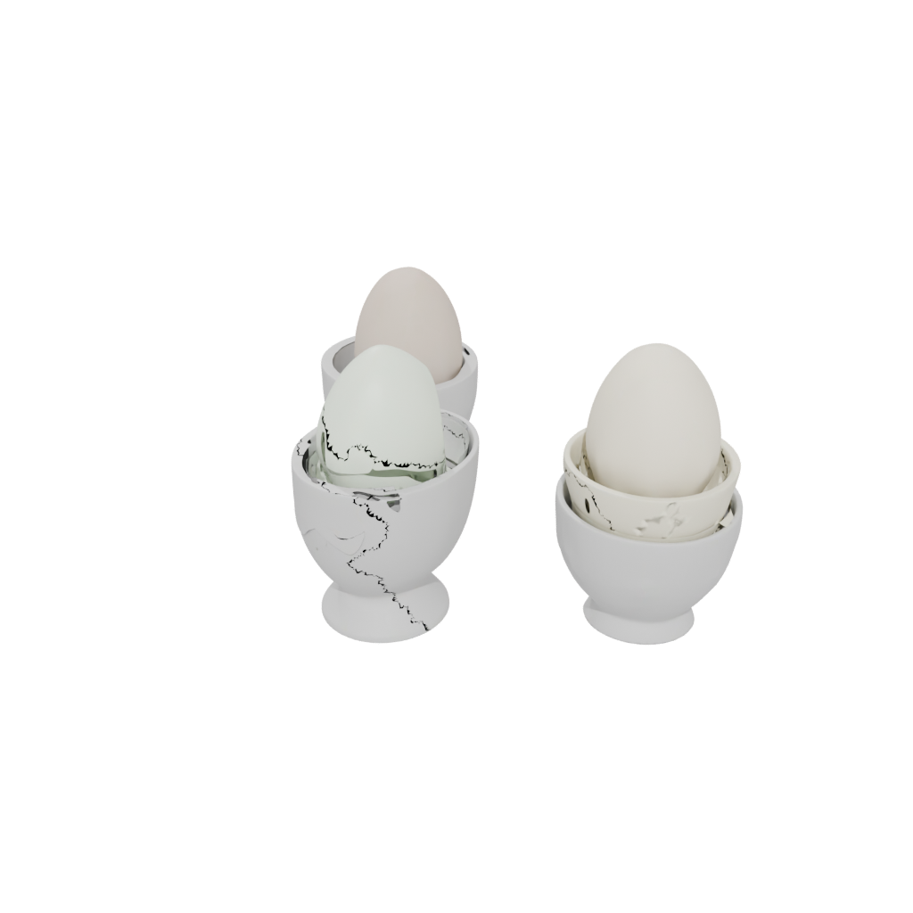 Glow Egg Cup Set