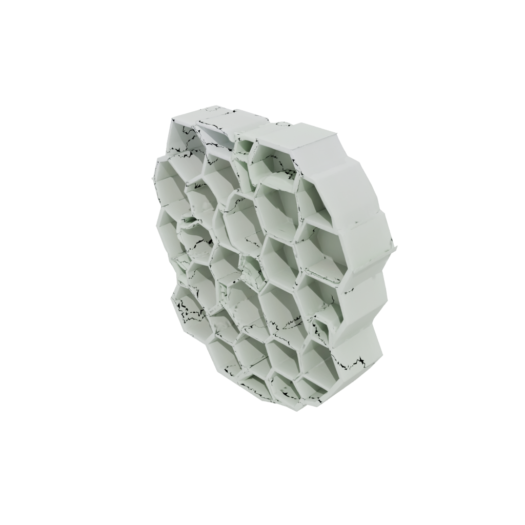 Glow Honeycomb Shelf Module