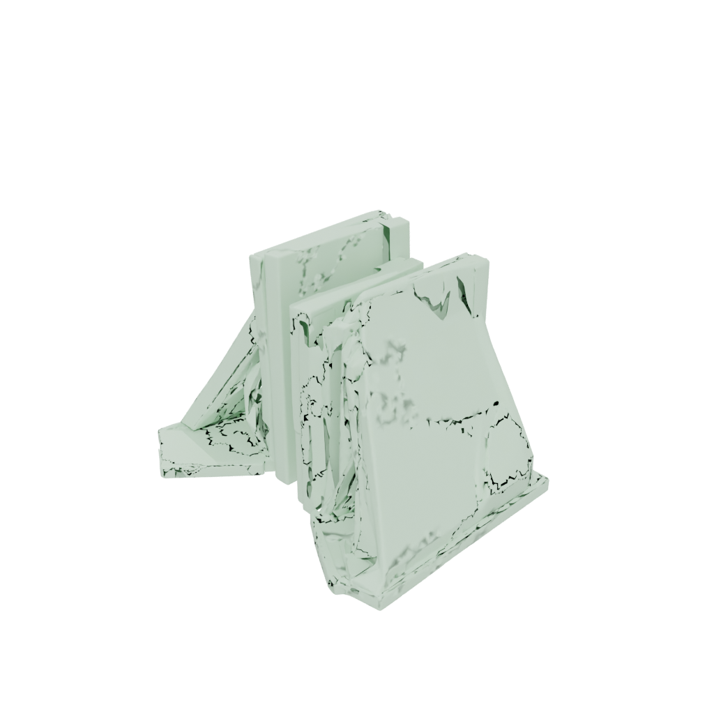 Glow Low-Poly Bookend Pair