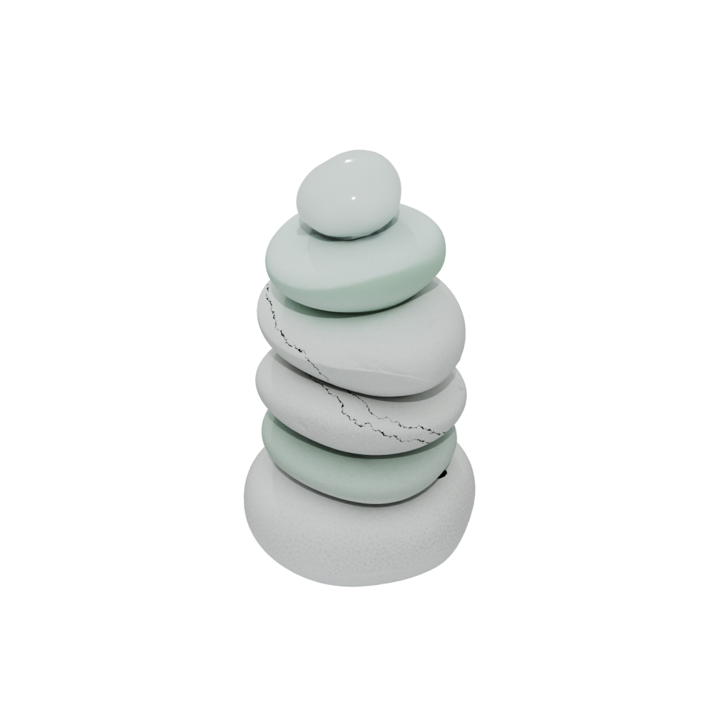 Glow Pebble Stacking Sculpture