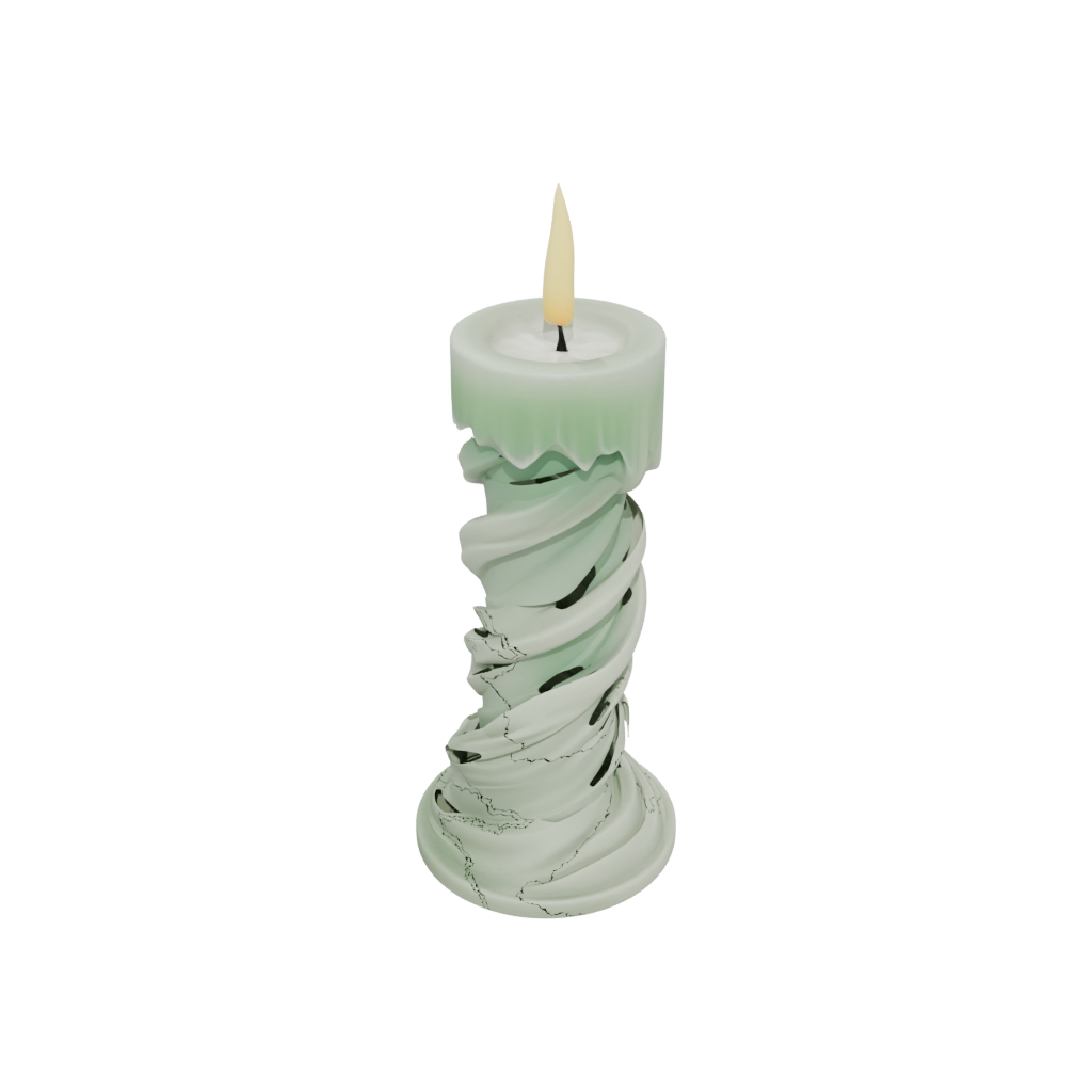 Glow Spiral Candle Holder