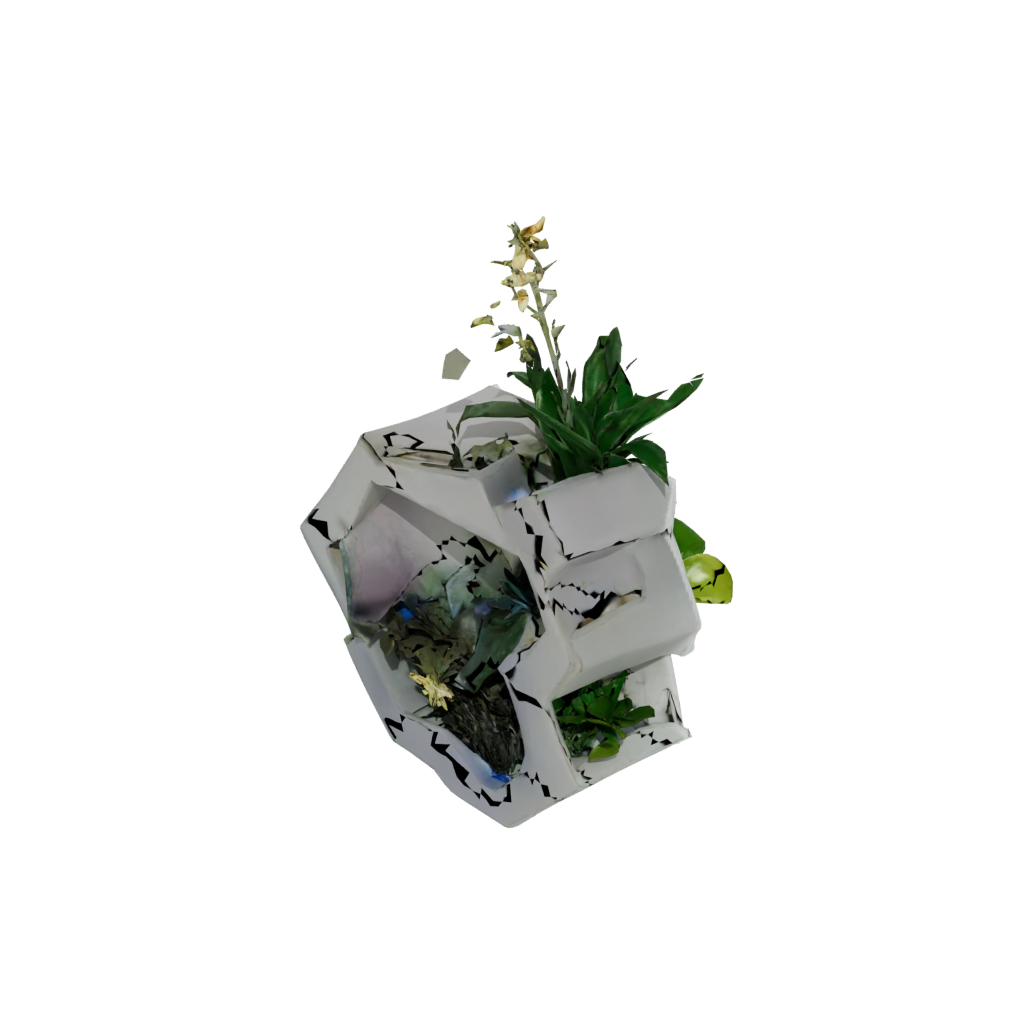 Glow Organic Hexagon Wall Planter — home decor 3D print model, STL