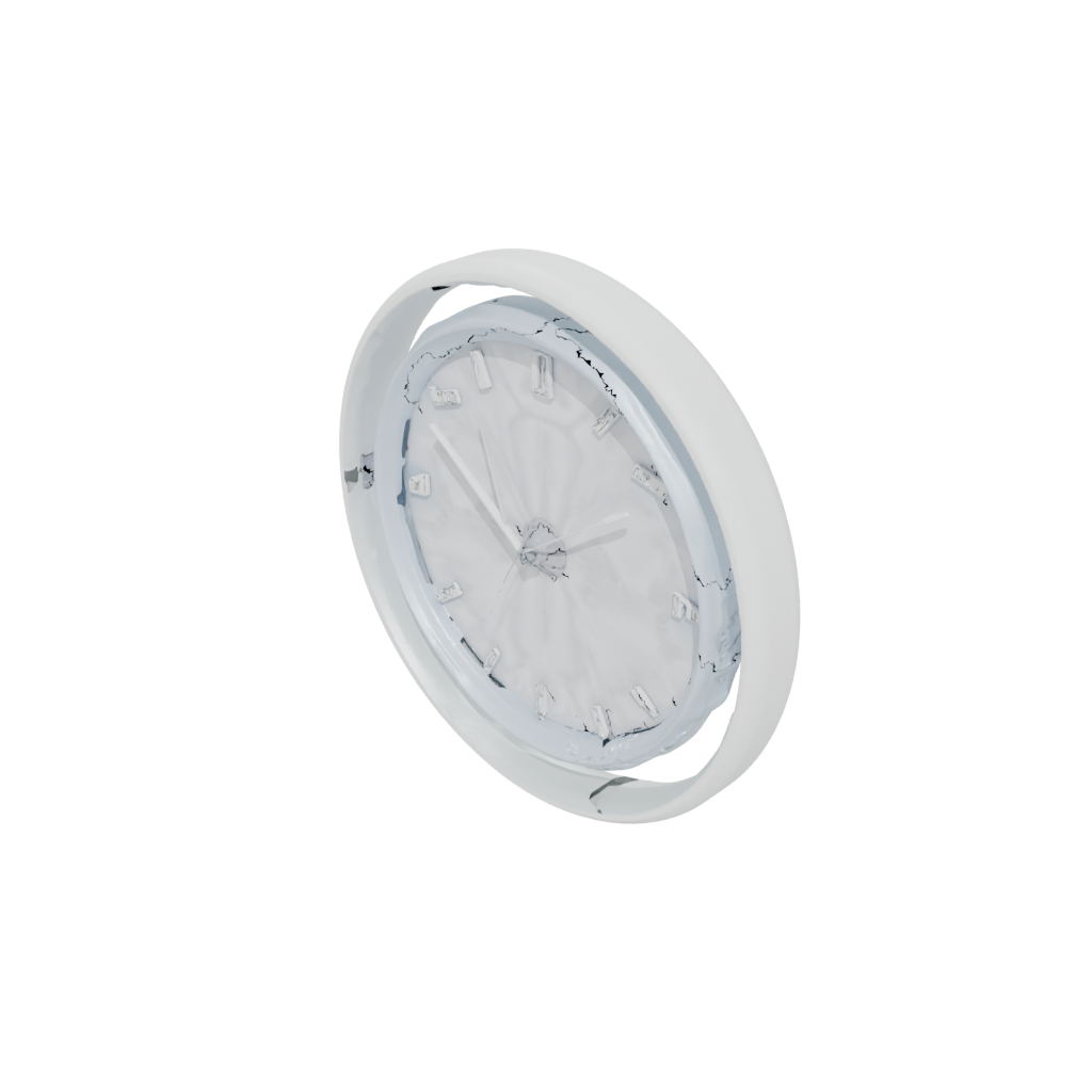 Glow Organic Minimalist Clock Surround — home decor 3D print model, STL