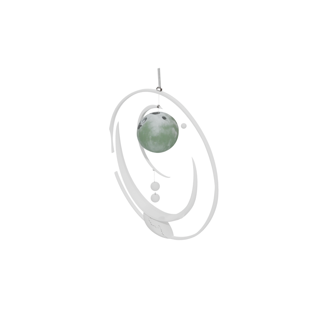 Glow Organic Moon-Phase Wall Hanging — home decor 3D print model, STL