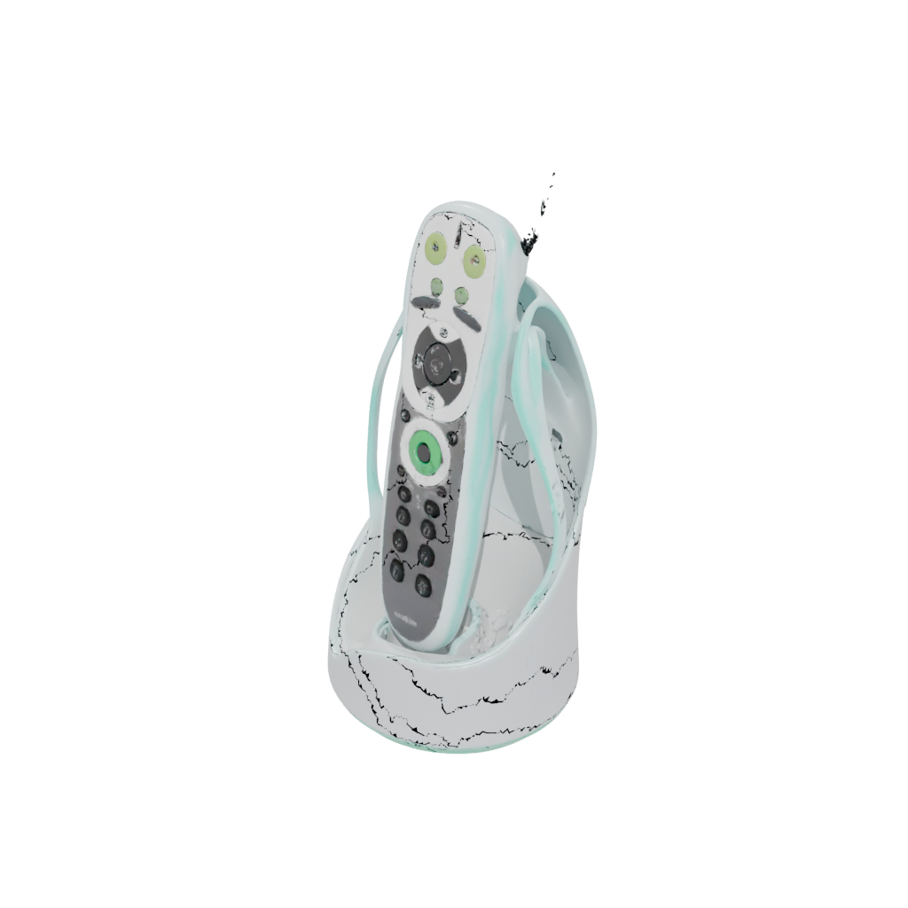 Glow Organic Remote Control Caddy — home decor 3D print model, STL