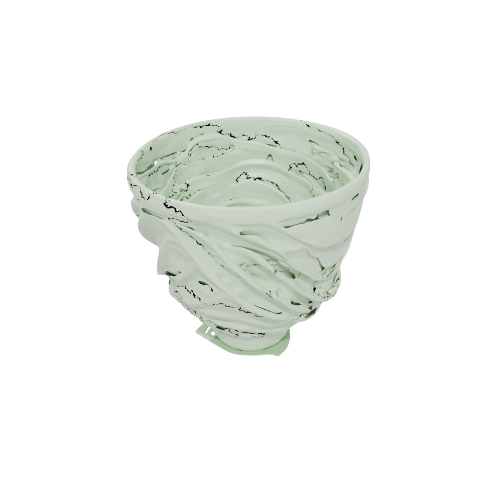 Glow Organic Ring Dish — home decor 3D print model, STL