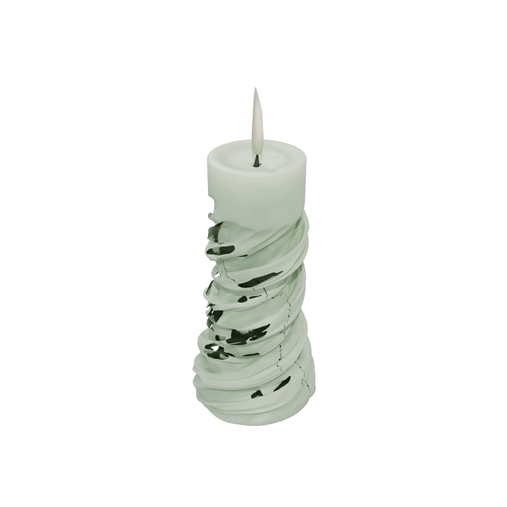 Glow Rustic Spiral Candle Holder — home decor 3D print model, STL