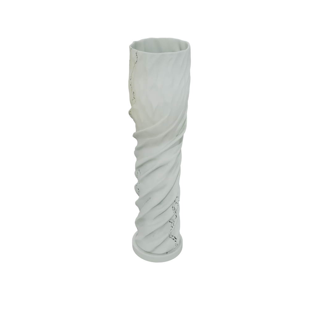 Glow Rustic Twisted Column Lamp Base — home decor 3D print model, STL