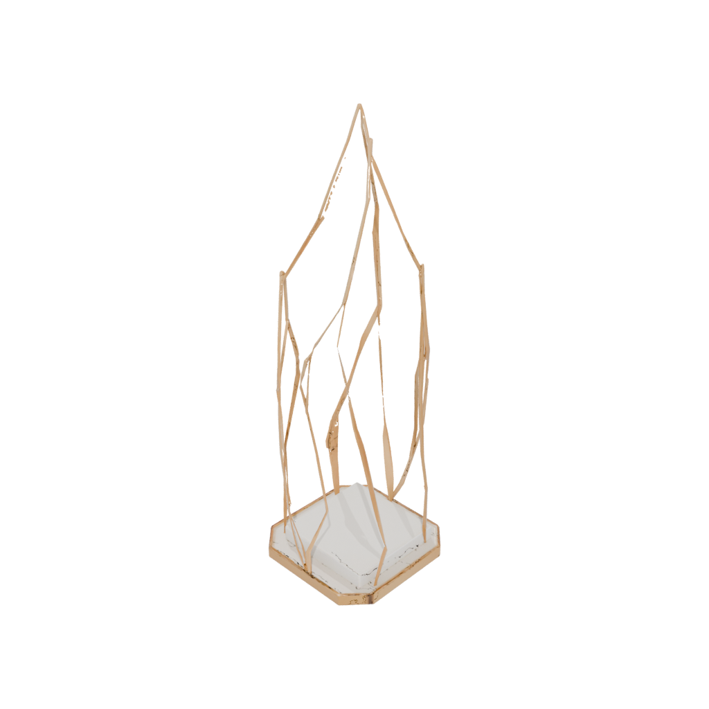 Gold Deco Minimalist Photo Stand — home decor 3D print model, STL