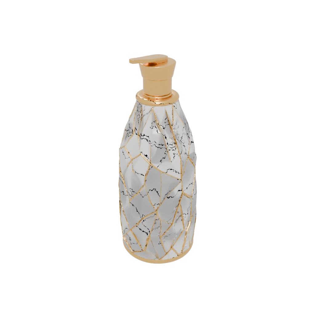 Gold Geometric Diffuser Bottle Sleeve