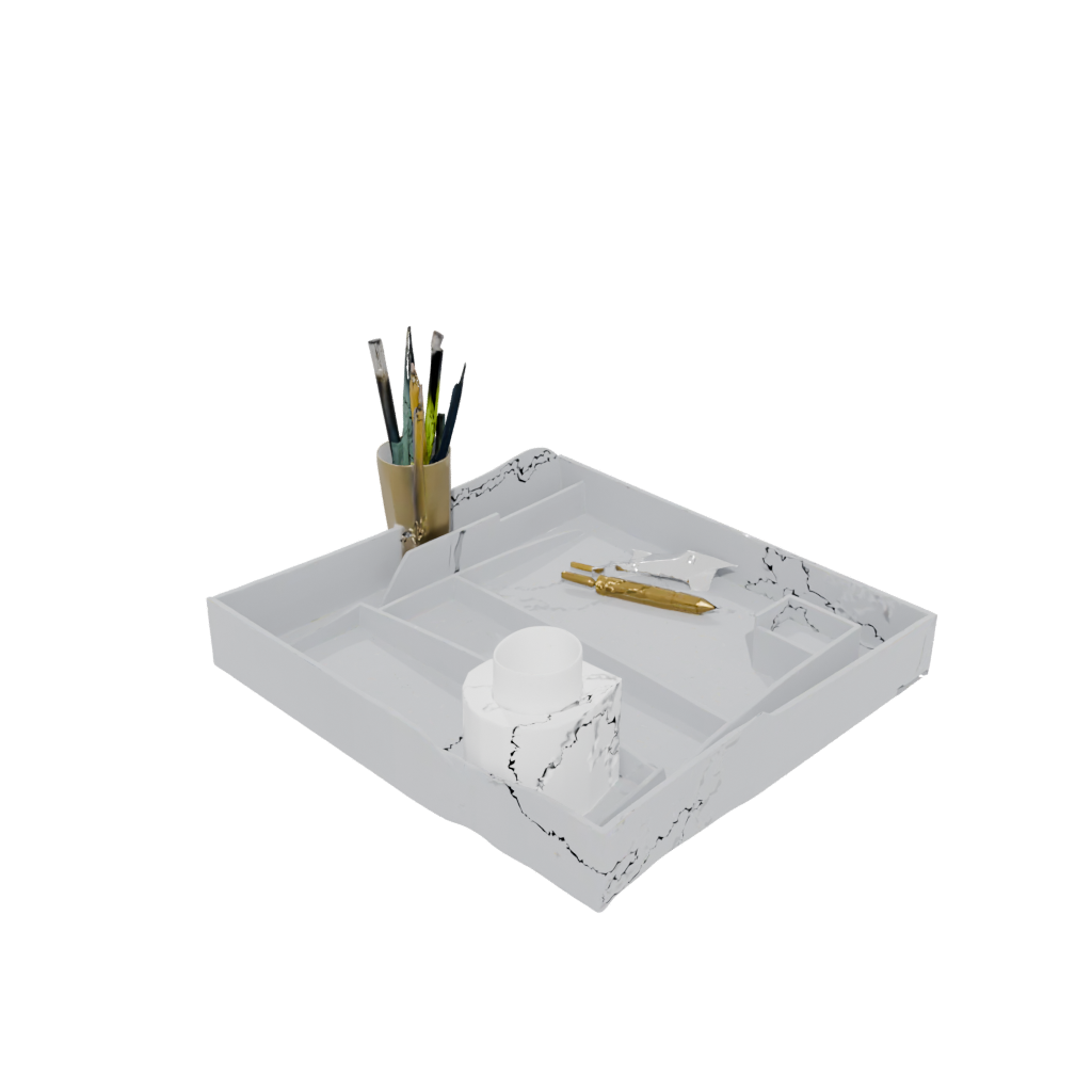 Gold Desk Tidy Tray
