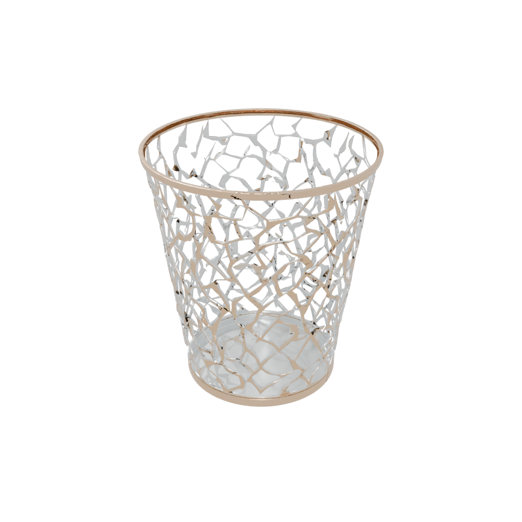 Gold Lattice Pencil Cup