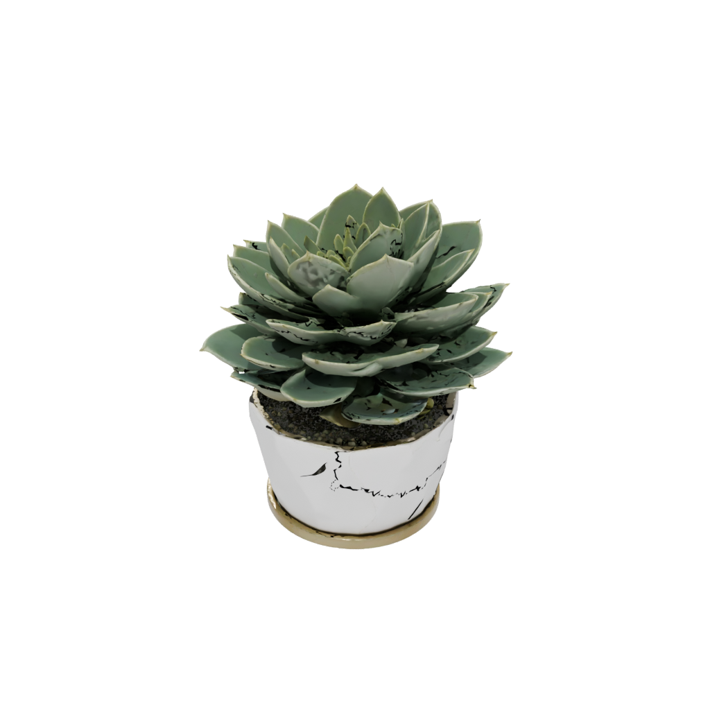 Gold Modern Succulent Planter