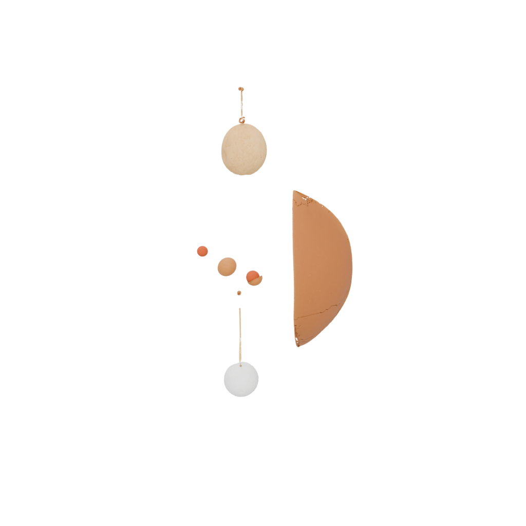 Gold Moon-Phase Wall Hanging