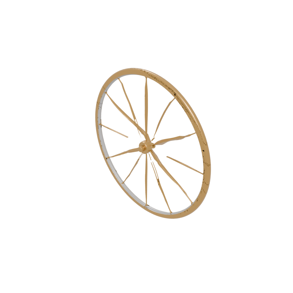 Gold Organic Minimalist Clock Surround — home decor 3D print model, STL