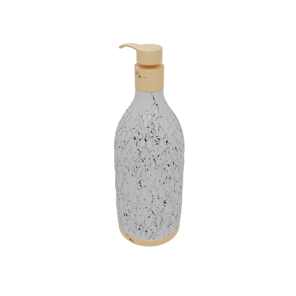 Gold Rustic Diffuser Bottle Sleeve — home decor 3D print model, STL