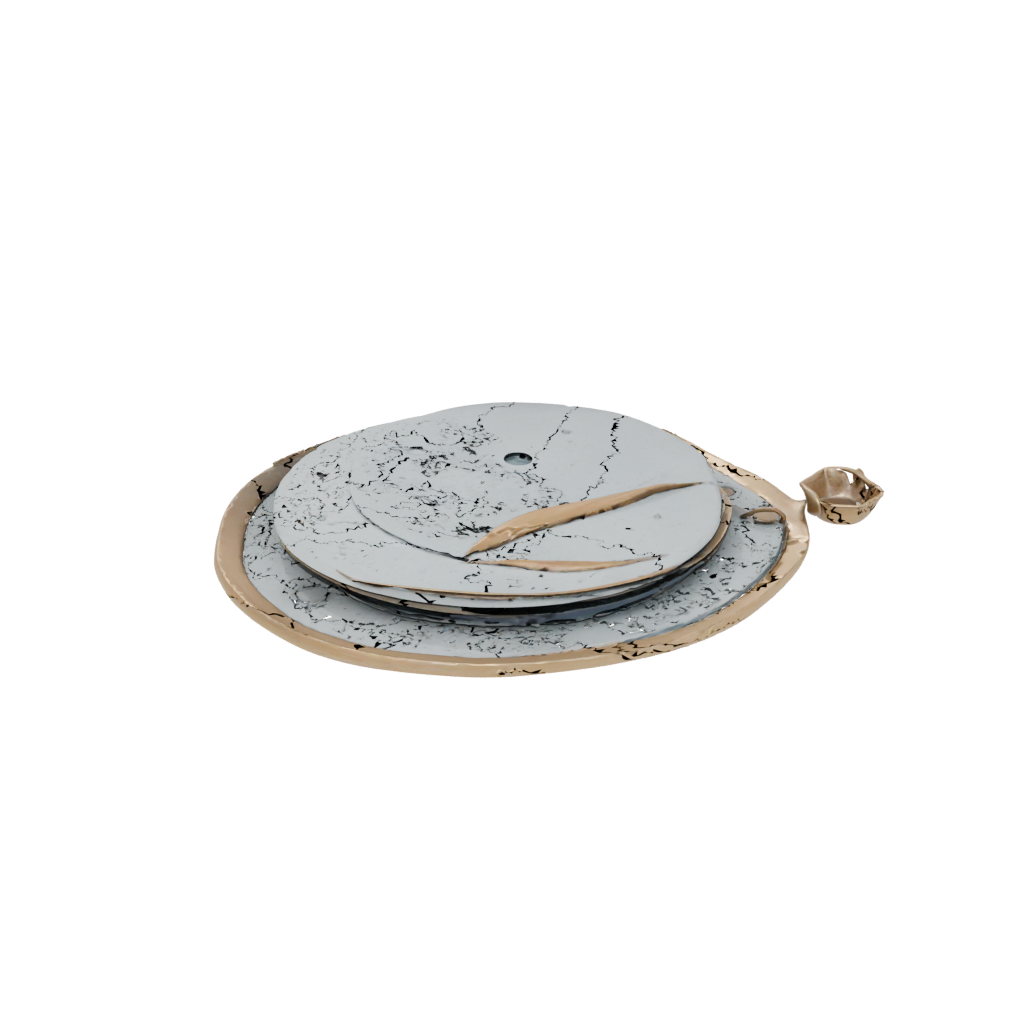Gold Rustic Moon-Phase Wall Hanging — home decor 3D print model, STL