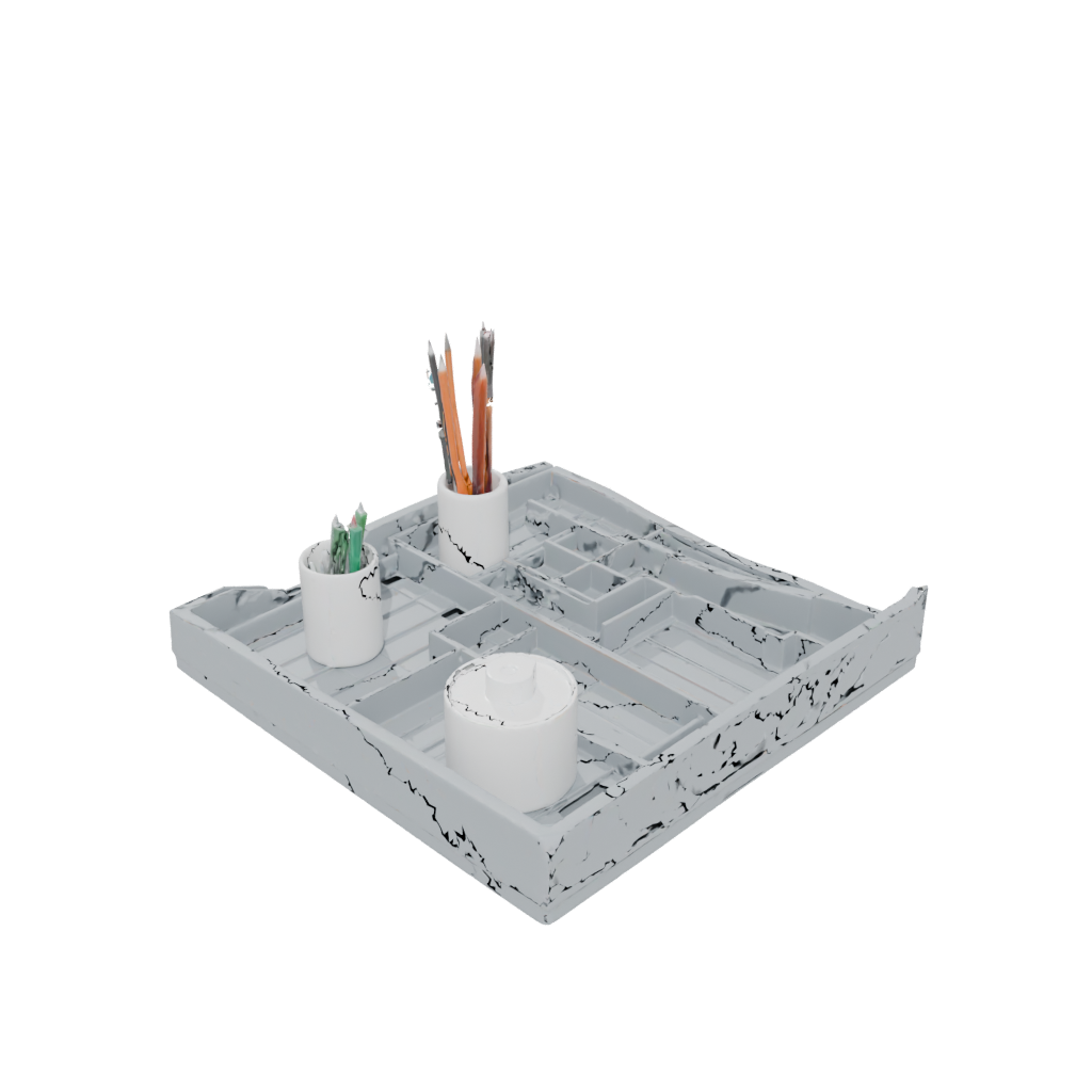 Holiday Deco Desk Tidy Tray — home decor 3D print model, STL