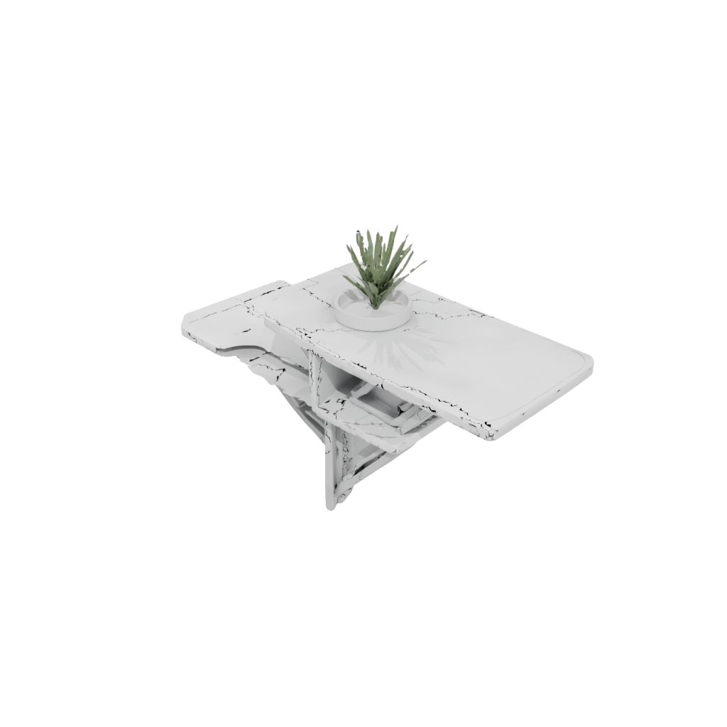 Holiday Deco Floating Shelf Bracket — home decor 3D print model, STL