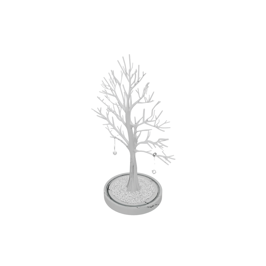 Holiday Deco Jewelry Tree Stand — home decor 3D print model, STL