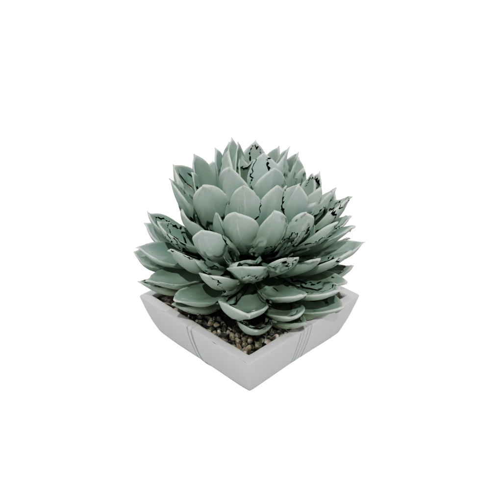 Holiday Deco Modern Succulent Planter — home decor 3D print model, STL