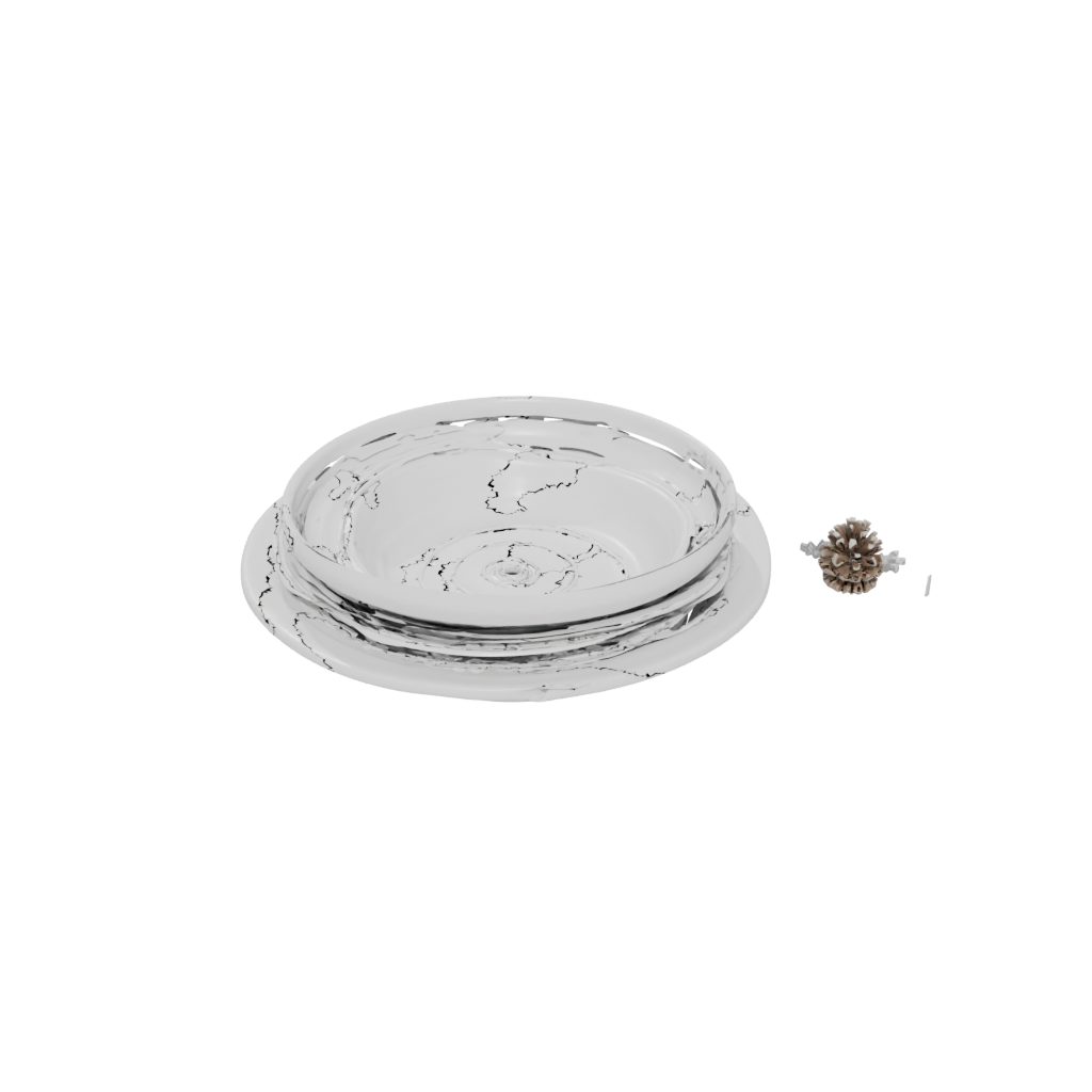 Holiday Deco Ring Dish — home decor 3D print model, STL