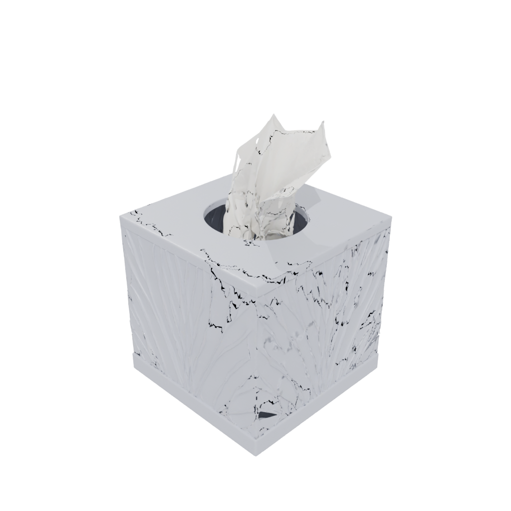 Holiday Deco Tissue Box Cover — home decor 3D print model, STL