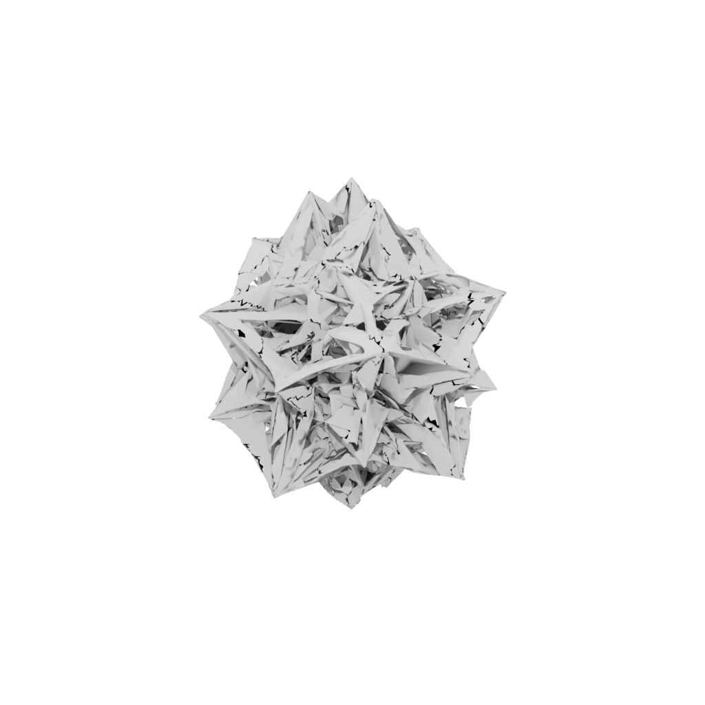 Holiday Geometric Abstract Sculpture