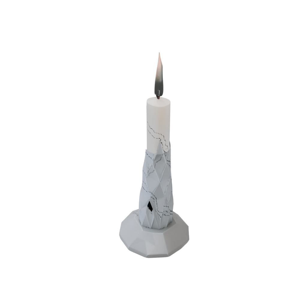Holiday Geometric Candle Snuffer Stand