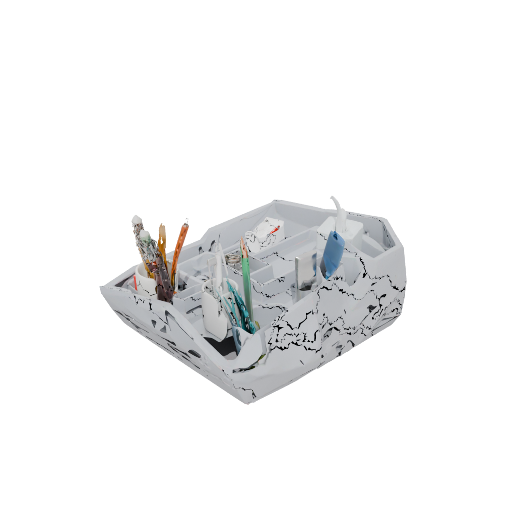 Holiday Geometric Desk Tidy Tray