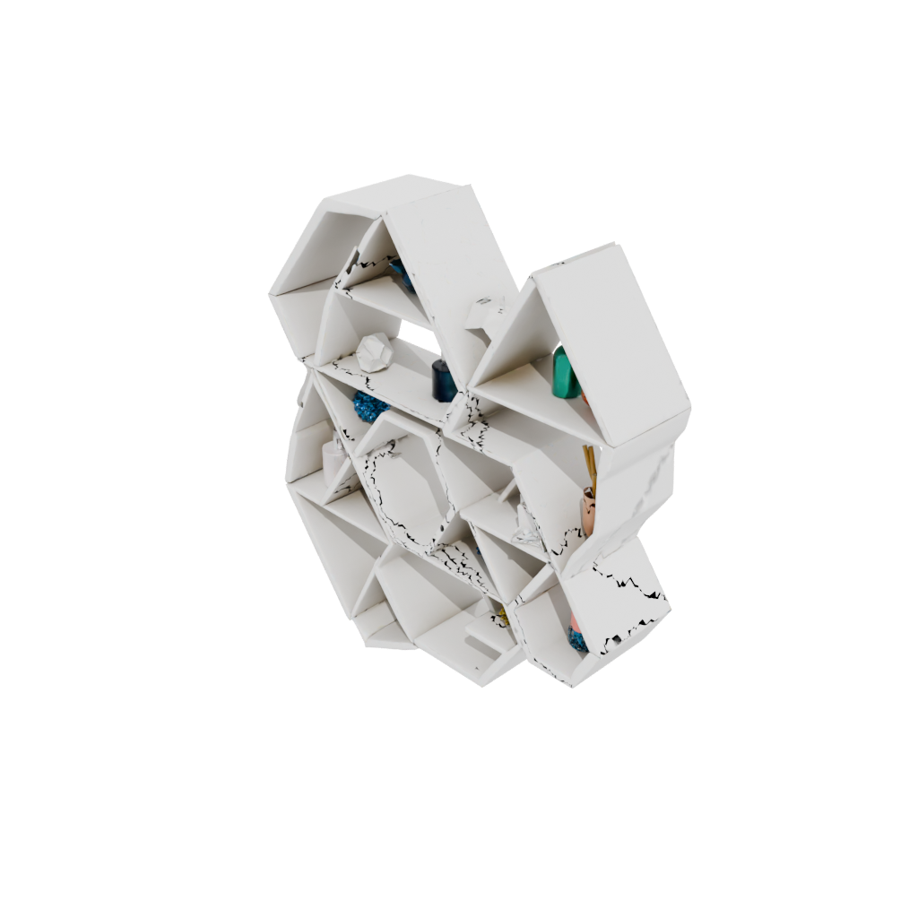 Holiday Geometric Wall-Mounted Organizer