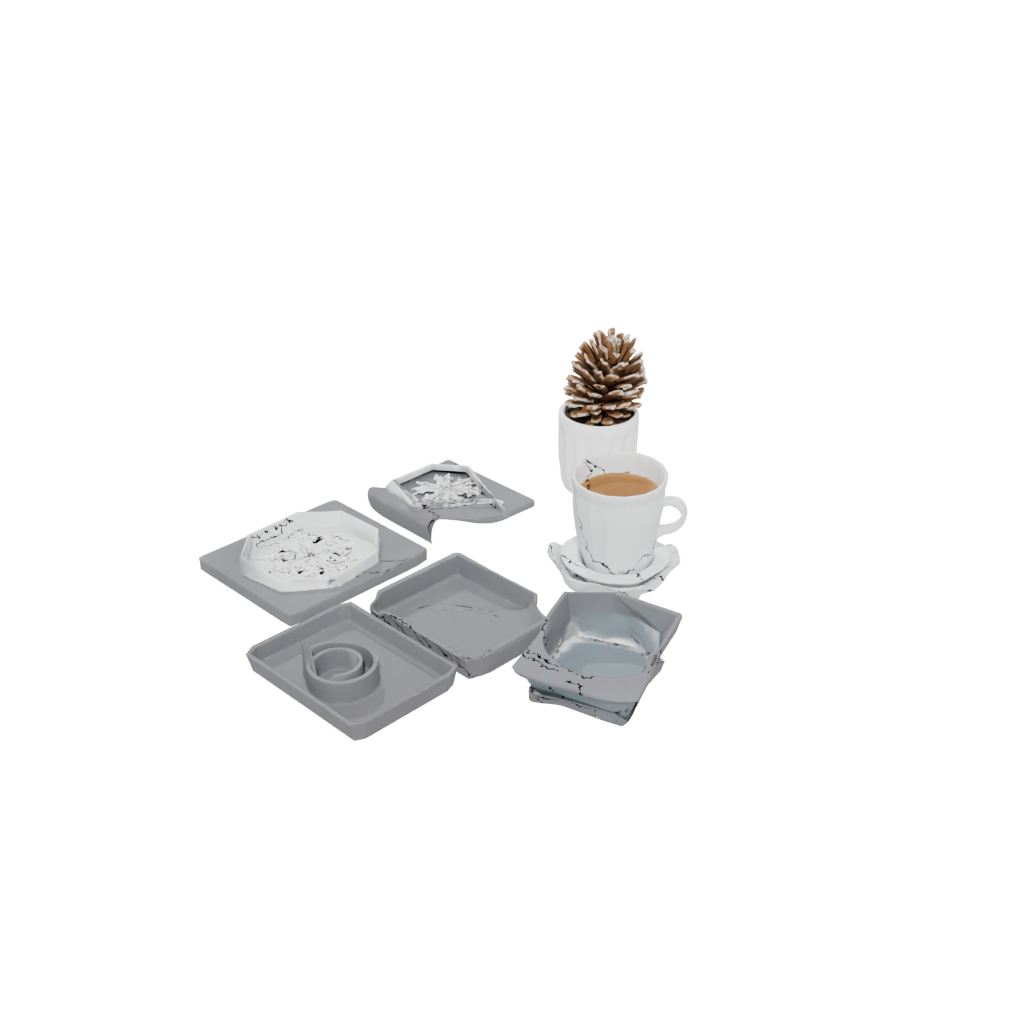 Holiday Coaster Set Holder