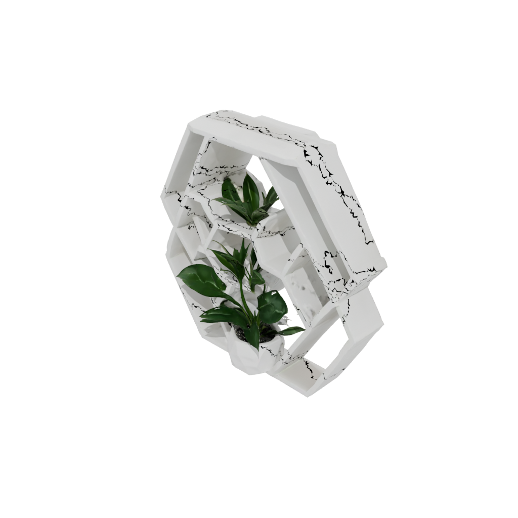 Holiday Hexagon Wall Planter