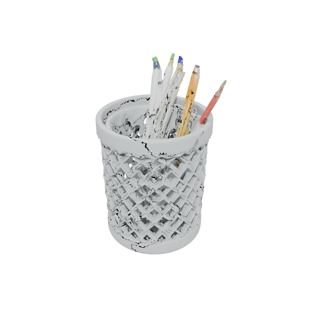 Holiday Lattice Pencil Cup