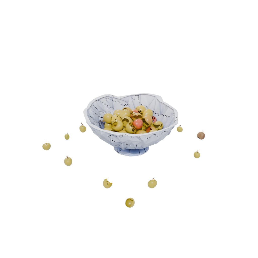 Holiday Sculptural Fruit Bowl