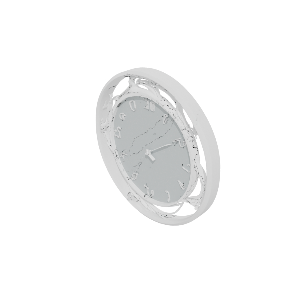 Holiday Organic Minimalist Clock Surround