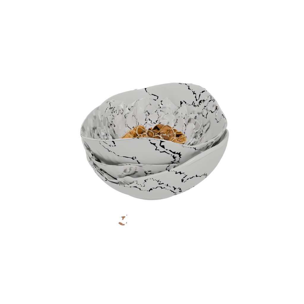 Holiday Organic Potpourri Bowl — home decor 3D print model, STL