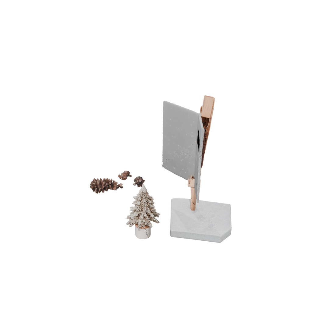 Holiday Rustic Minimalist Photo Stand — home decor 3D print model, STL