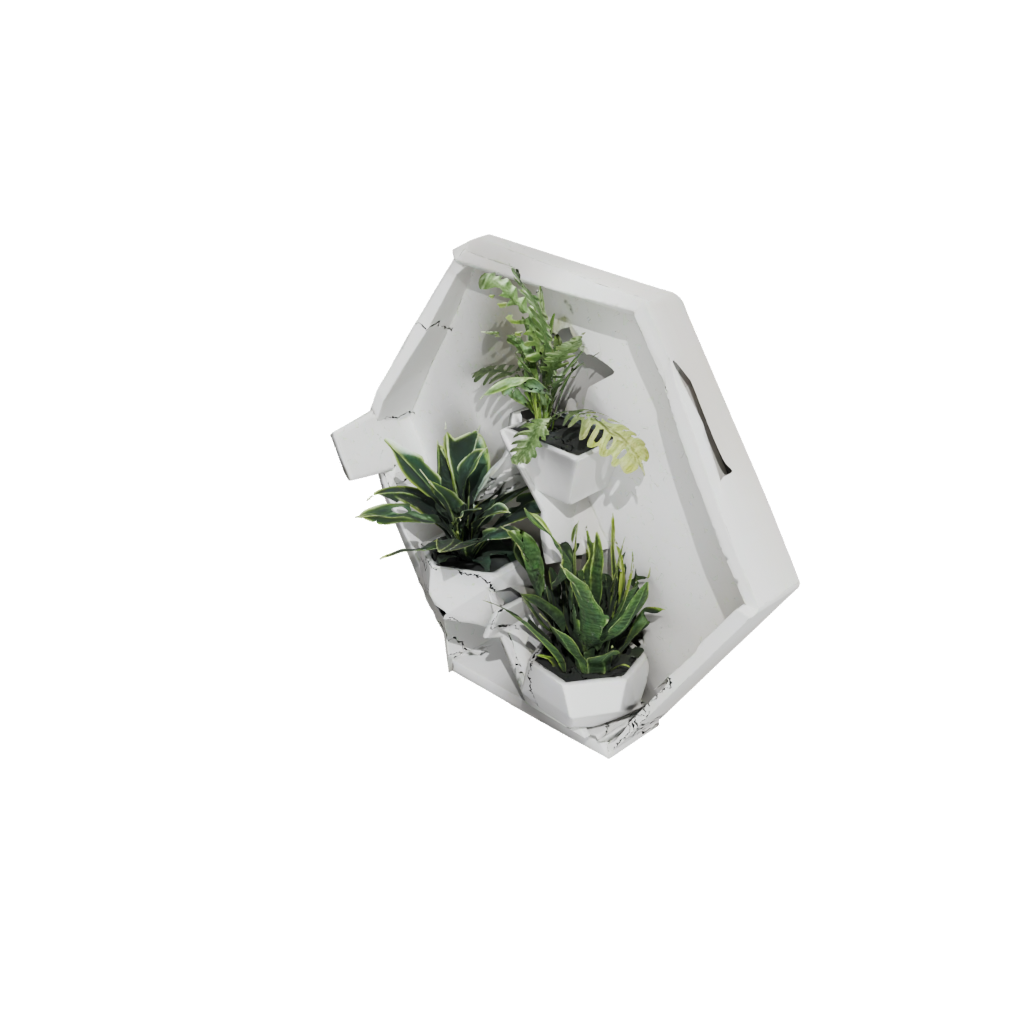 Jumbo Deco Hexagon Wall Planter